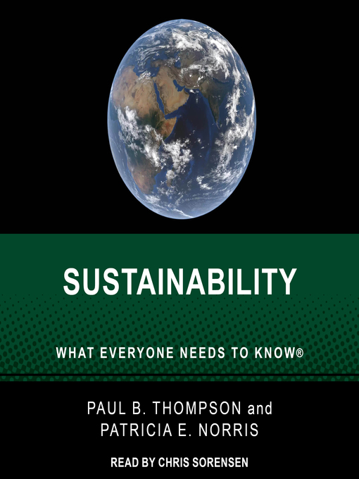 Title details for Sustainability by Paul B. Thompson - Available
